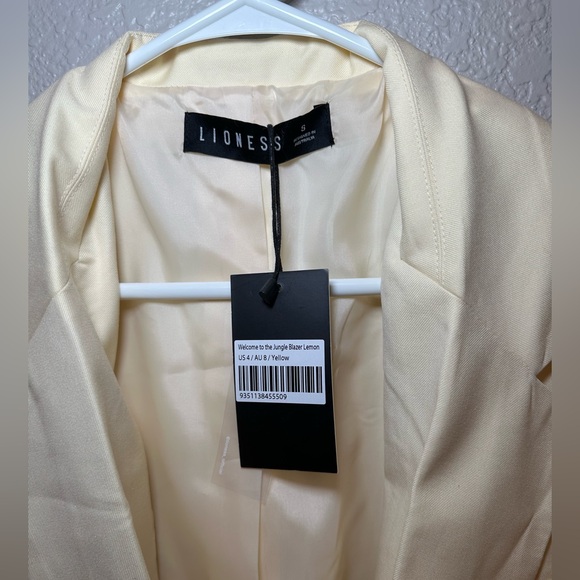 WELCOME TO THE JUNGLE BLAZER LEMON - Picture 5 of 6